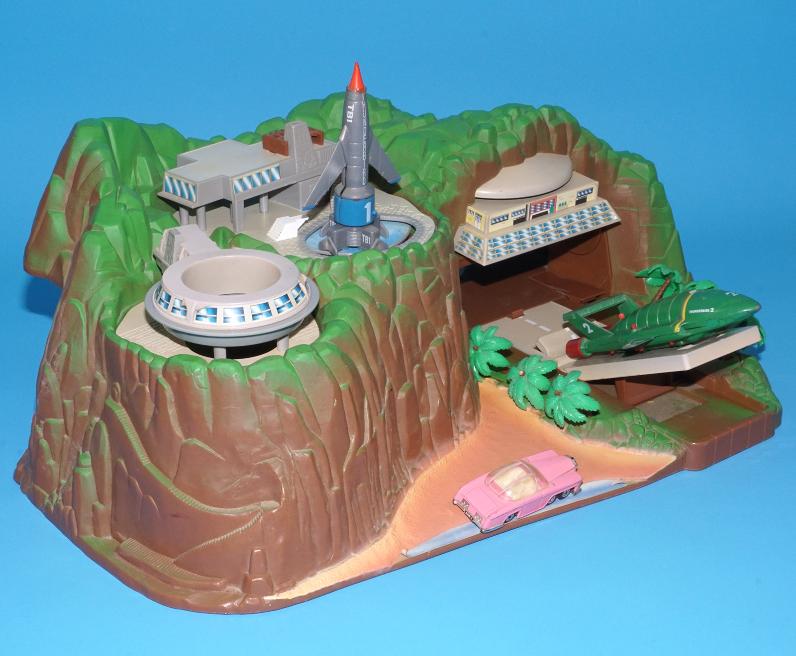 THUNDERBIRDS TRACY ISLAND ELECTRONIC PLAYSET BOXED EURO BOX 1999 CARLTON VIVID IMAGINATIONS - Image 13