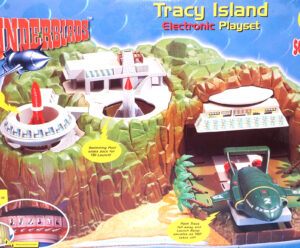 THUNDERBIRDS TRACY ISLAND ELECTRONIC PLAYSET MIB NRFB EURO BOX 1999 CARLTON VIVID IMAGINATIONS