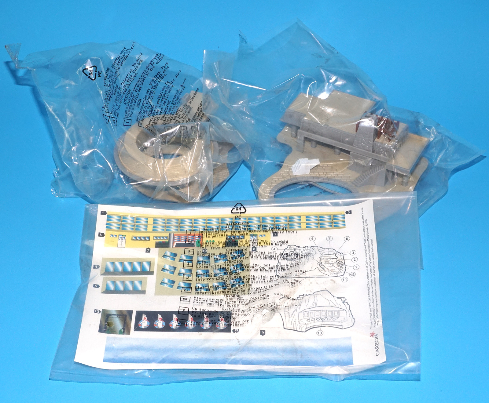 THUNDERBIRDS TRACY ISLAND ELECTRONIC PLAYSET MIB NRFB EURO BOX 1999 CARLTON VIVID IMAGINATIONS - Image 11