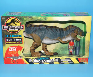 JURASSIC PARK THE LOST WORLD ELECTRONIC BULL T-REX COMPLETE BOXED US BOX 1996 KENNER WORKS!