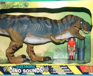 JURASSIC PARK THE LOST WORLD ELECTRONIC BULL T-REX COMPLETE BOXED US BOX 1996 KENNER WORKS!