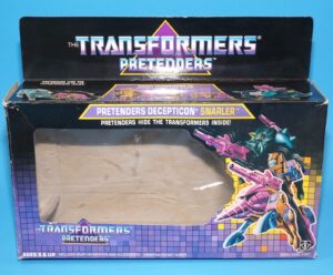TRANSFORMERS G1 PRETENDERS SNARLER ORIGINAL EMPTY EURO UK BOX 1987 HASBRO