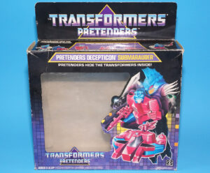TRANSFORMERS G1 PRETENDERS SUBMARAUDER ORIGINAL EMPTY EURO UK BOX 1987 HASBRO