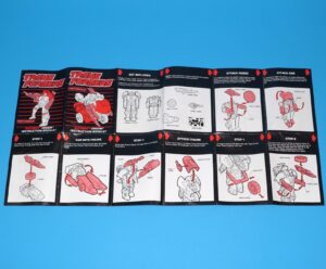 TRANSFORMERS G1 ORIGINAL SPARE INSTRUCTIONS PRETENDER VROOM US USA 1989 HASBRO
