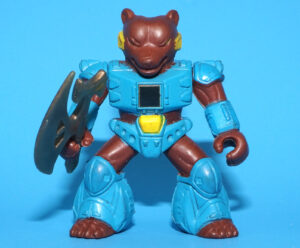BATTLE BEASTS SERIES 1 #11 GRIZZLY BEAR 100% COMPLETE & ORIGINAL 1986 HASBRO TAKARA