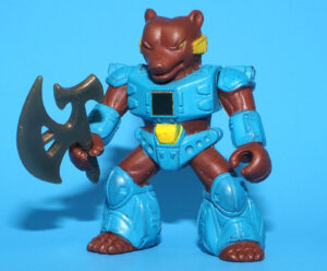 BATTLE BEASTS SERIES 1 #11 GRIZZLY BEAR 100% COMPLETE & ORIGINAL 1986 HASBRO TAKARA