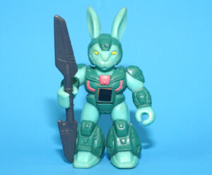 BATTLE BEASTS SERIES 1 #22 HARE RAZING RABBIT 100% COMPLETE & ORIGINAL 1986 HASBRO TAKARA READ