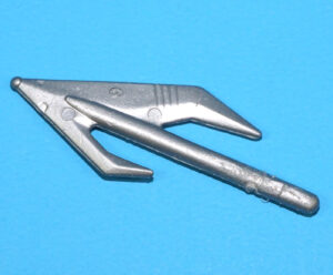 BATTLE BEASTS SERIES 1 ORIGINAL SPARE PART #09 ROCKY RHINO WEAPON 1986 HASBRO