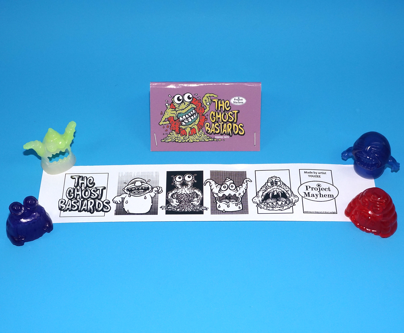 PROJECT MAYHEM THE GHOST BASTARDS SPOOK CHASERS FULL SET GHOSTBUSTERS BOOTLEG 2023 YOUZEE CREATION - Image 14