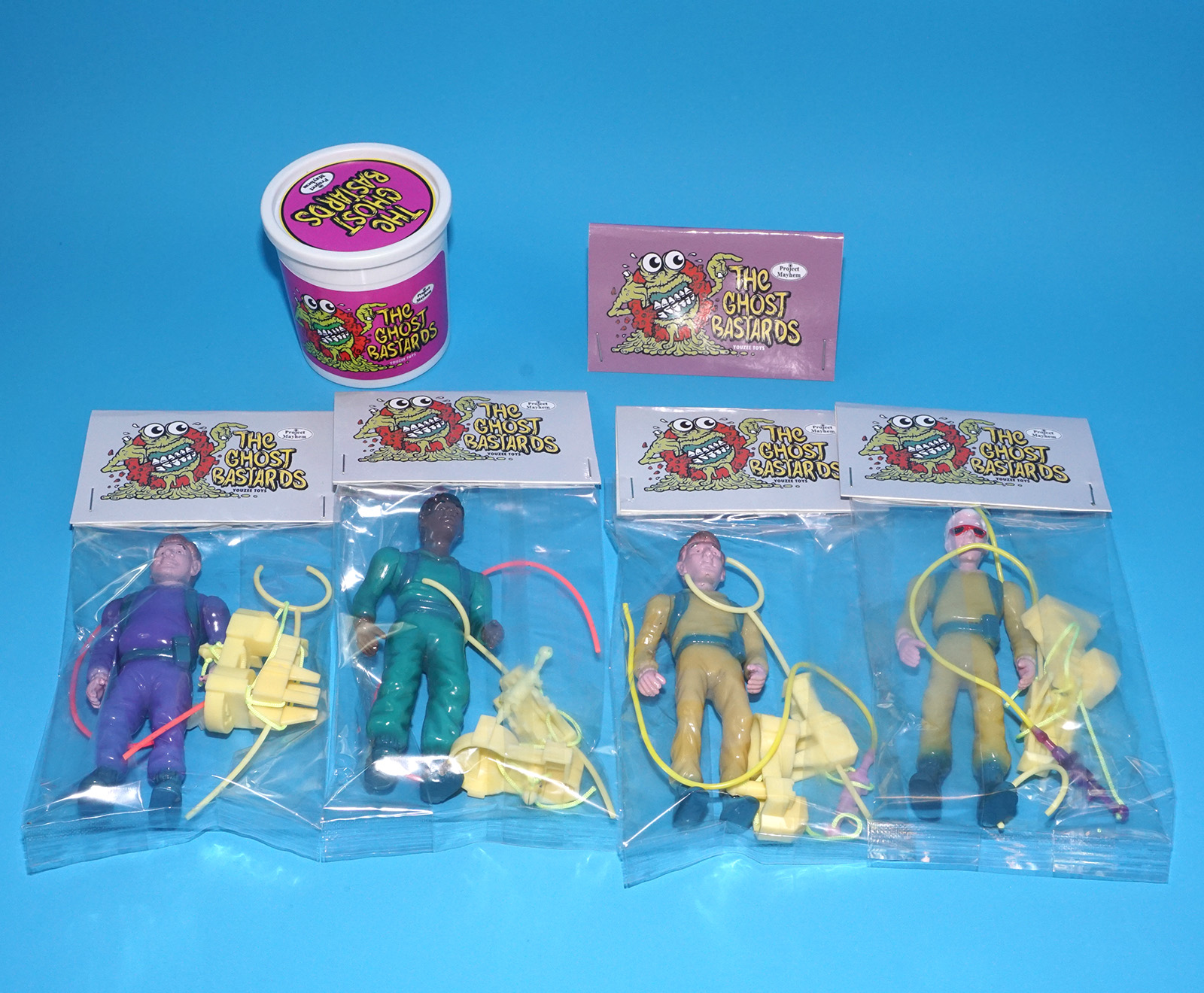 PROJECT MAYHEM THE GHOST BASTARDS SPOOK CHASERS FULL SET GHOSTBUSTERS BOOTLEG 2023 YOUZEE CREATION - Image 15