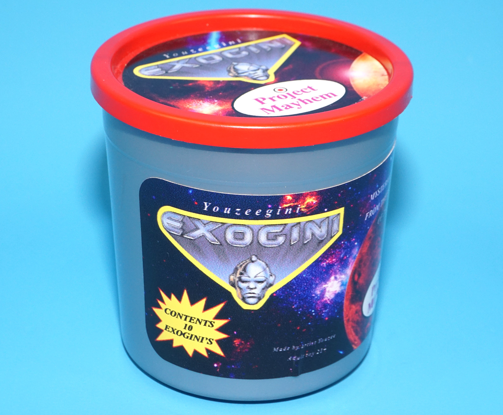 PROJECT MAYHEM EXOGINI FULL TUB BOX SET EGG YELLOW 2023 YOUZEE YOUZEEGINI - Image 8