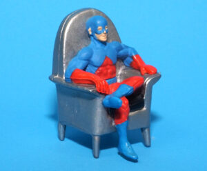 JLA JUSTICE LEAGUE OF THE UNIVERSE THE ATOM MINI FIGURE 2004 DC DIRECT