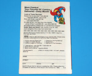 SUPER POWERS COLLECTION MINI COMIC #1 SUPERMAN 1983 KENNER DC COMICS