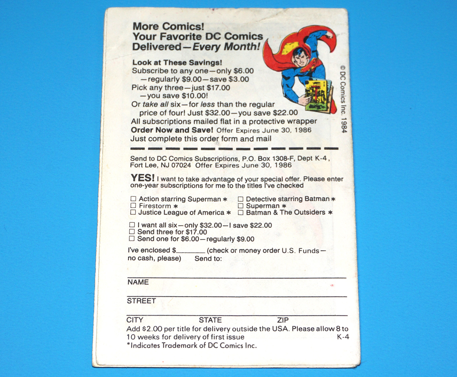SUPER POWERS COLLECTION MINI COMIC #3 WONDER WOMAN 1983 KENNER DC COMICS - Image 2