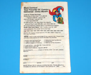 SUPER POWERS COLLECTION MINI COMIC #10 LEX LUTHOR 1983 KENNER DC COMICS