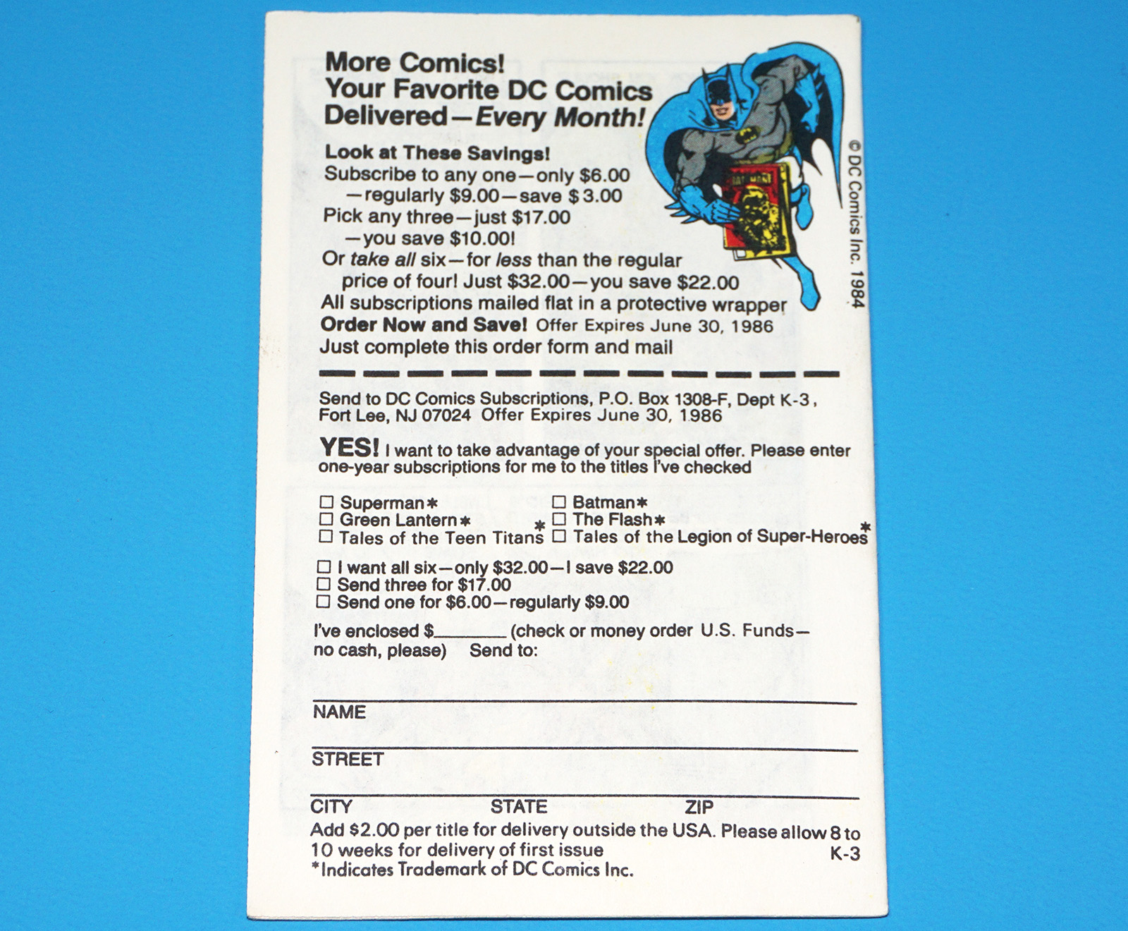 SUPER POWERS COLLECTION MINI COMIC #14 MARTIAN MANHUNTER 1984 KENNER DC COMICS - Image 2