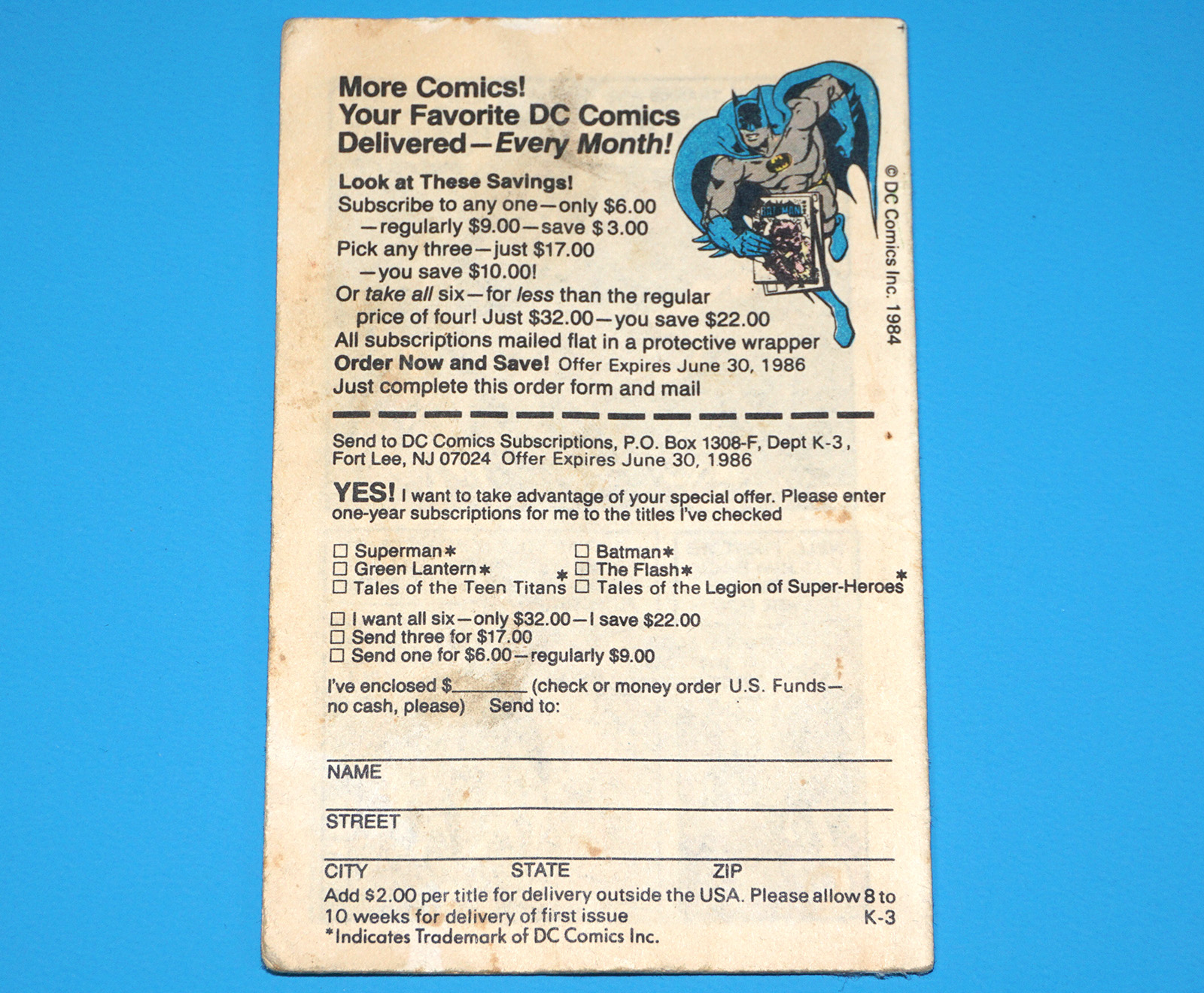 SUPER POWERS COLLECTION MINI COMIC #16 FIRESTORM 1984 KENNER DC COMICS - Image 2