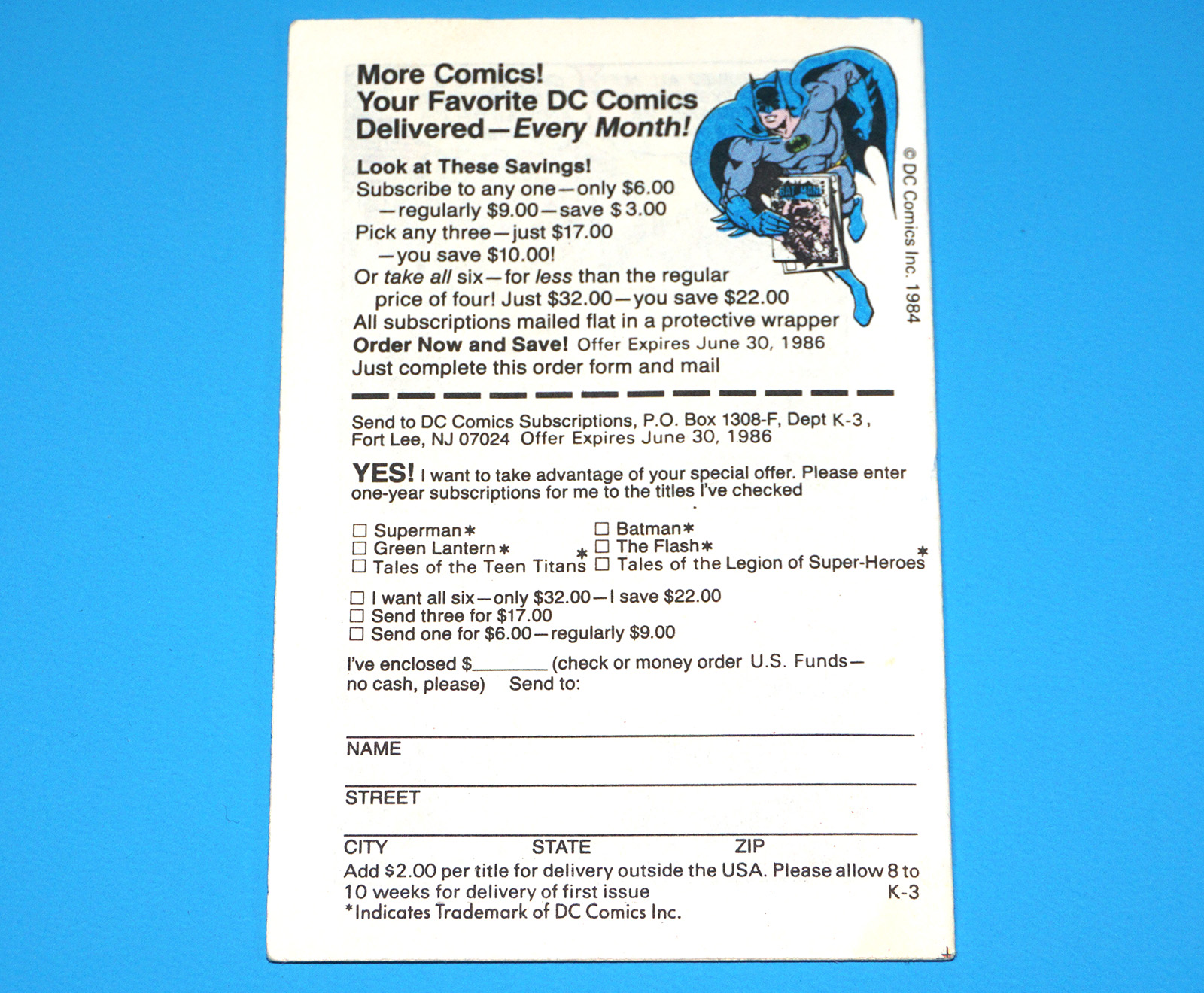 SUPER POWERS COLLECTION MINI COMIC #17 MANTIS 1984 KENNER DC COMICS - Image 2