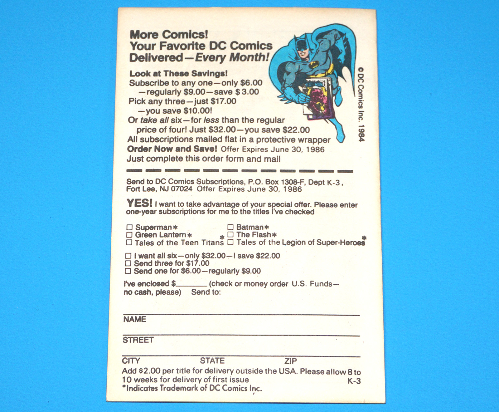 SUPER POWERS COLLECTION MINI COMIC #19 DARKSEID 1984 KENNER DC COMICS PROMO - Image 2