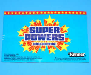 SUPER POWERS COLLECTION POCKET CATALOG BOOKLET BOX INSERT 1984 KENNER DC COMICS