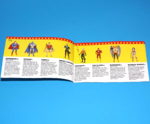 SUPER POWERS COLLECTION POCKET CATALOG BOOKLET BOX INSERT 1984 KENNER DC COMICS