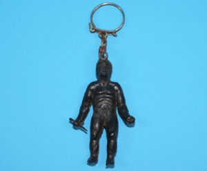 DANGER DIABOLIK KEYRING KEYCHAIN PLASTIC TOY FIGURE 1:32 SCALE 1968 HOLLAND PROMO