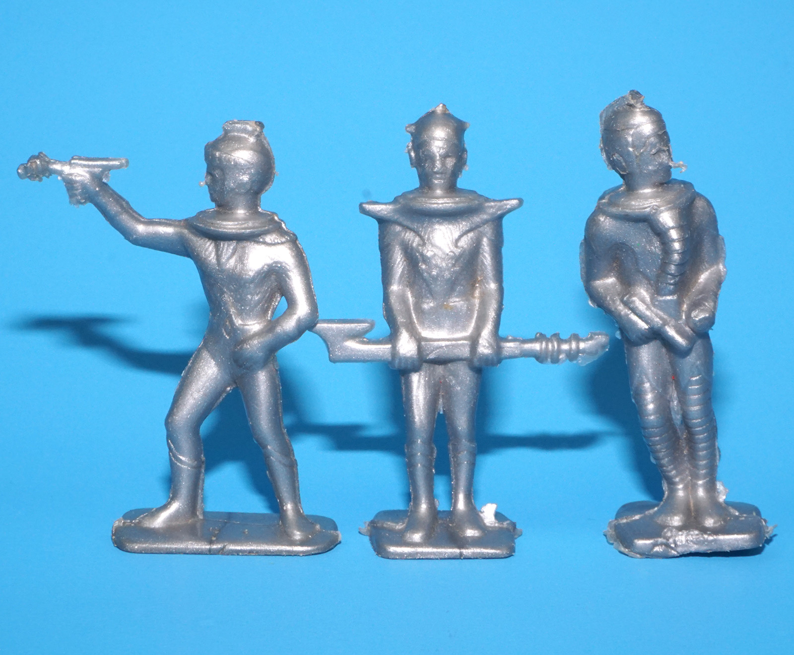 SPACE TOYS CAPTAIN VIDEO PLASTIC TOY FIGURES 1:35 SCALE 1950s LIDO ARCHER PLASTICRAFT - Image 3