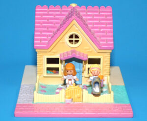 POLLY POCKET POLLY’S COZY COTTAGE 100% COMPLETE 1993 BLUEBIRD TOYS READ
