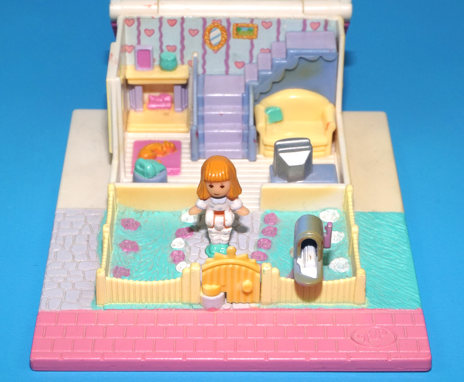 POLLY POCKET POLLY'S COZY COTTAGE 100% COMPLETE 1993 BLUEBIRD TOYS READ - Image 4