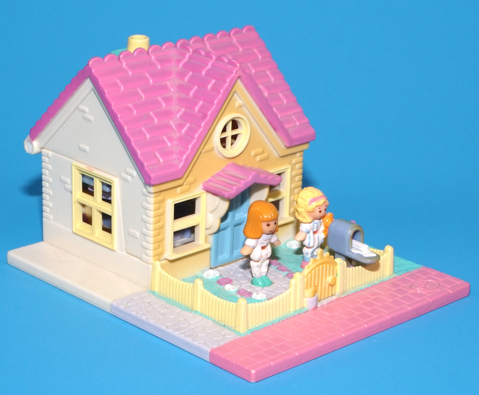 POLLY POCKET POLLY'S COZY COTTAGE 100% COMPLETE 1993 BLUEBIRD TOYS READ - Image 9