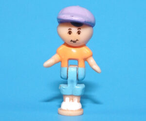 POLLY POCKET ORIGINAL SPARE PART SWINGING PRETTY MATT FIGURE 1995 BLUEBIRD TOYS