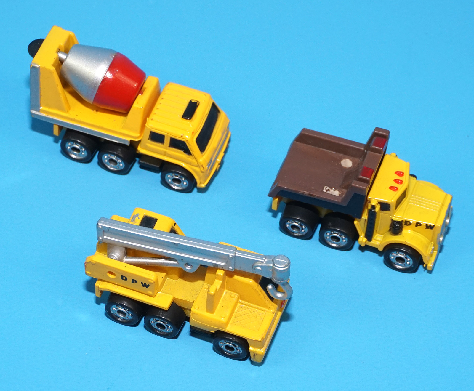MICRO MACHINES KO ACTION MAGNIFIERS CONSTRUCTION VEHICLES 1988 FUNRISE - Image 2