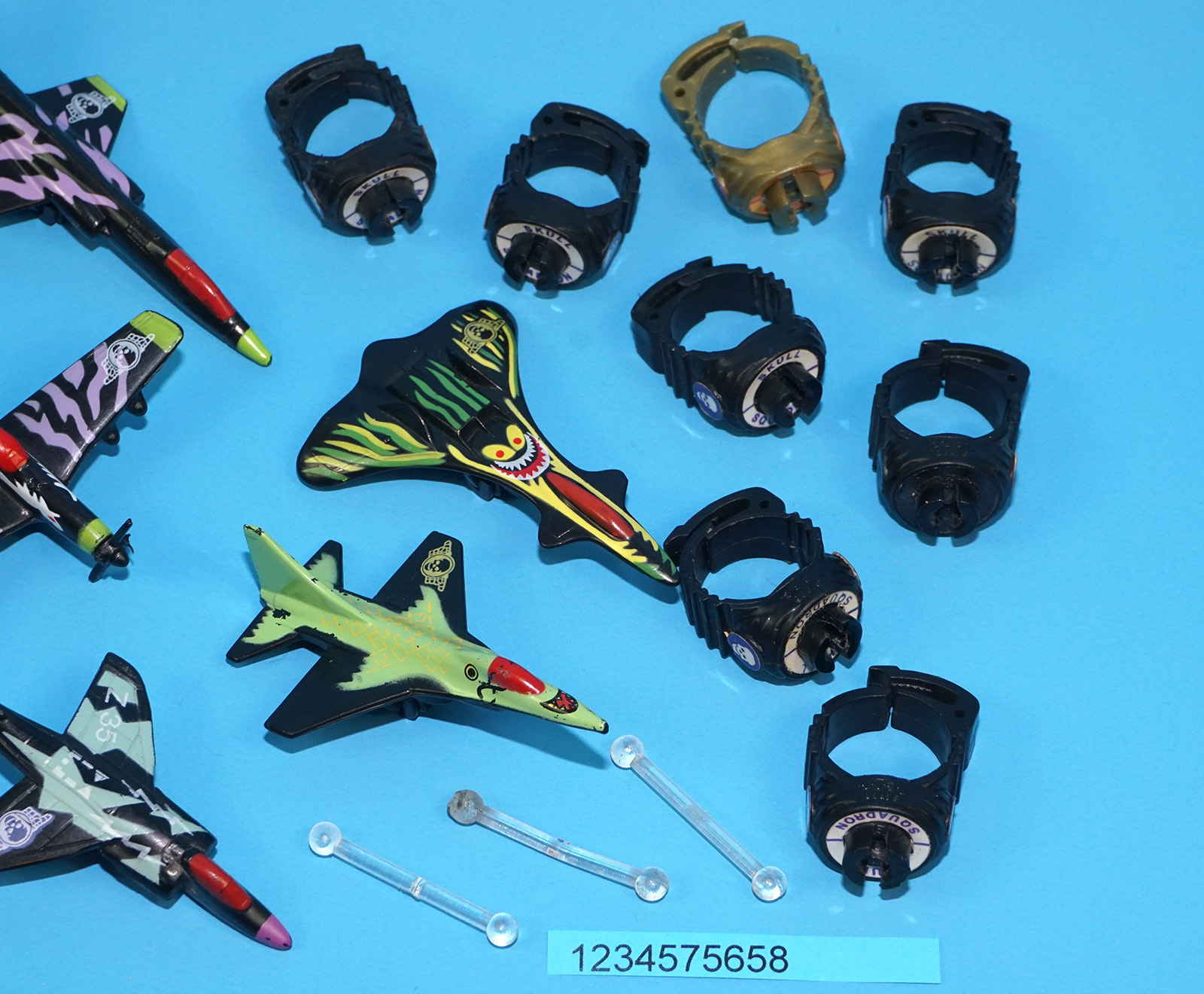 RING RAIDERS & SKULL SQUADRON FIGHTER PLANE LOT 1988 MATCHBOX - Image 4