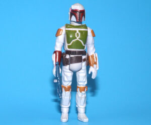 STAR WARS ANH BOBA FETT PBP TRI-LOGO UNPAINTED KNEE DART 100% COMPLETE & ORIGINAL C9 1979 KENNER