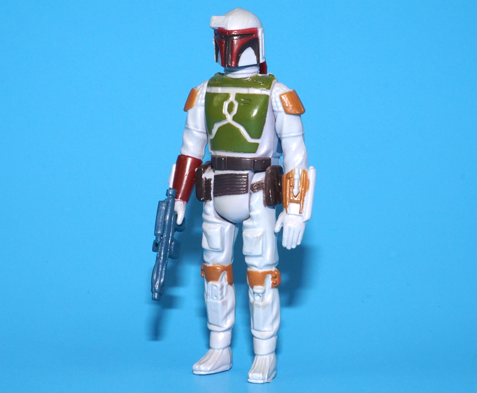 STAR WARS ANH BOBA FETT PBP TRI-LOGO UNPAINTED KNEE DART 100% COMPLETE & ORIGINAL C9 1979 KENNER - Image 3