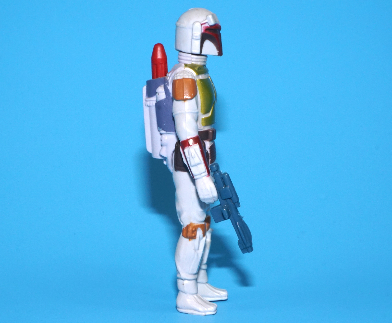 STAR WARS ANH BOBA FETT PBP TRI-LOGO UNPAINTED KNEE DART 100% COMPLETE & ORIGINAL C9 1979 KENNER - Image 5