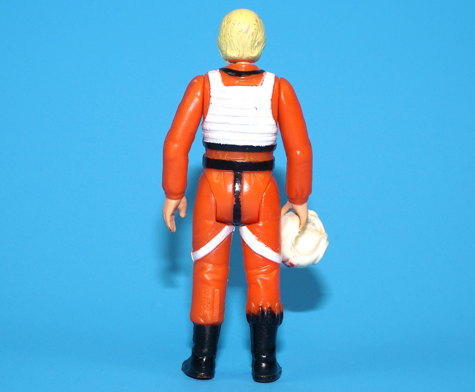 STAR WARS ANH LUKE SKYWALKER X-WING PILOT NO COO RAISED BAR CUSTOM REMOVABLE HELMET C8 1978 KENNER - Image 4