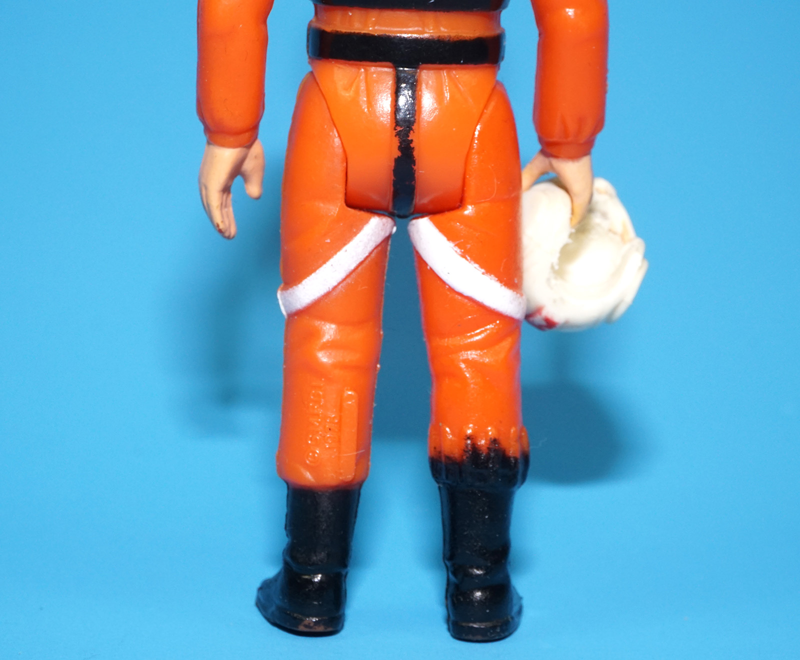 STAR WARS ANH LUKE SKYWALKER X-WING PILOT NO COO RAISED BAR CUSTOM REMOVABLE HELMET C8 1978 KENNER - Image 5