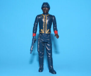 STAR WARS ESB BESPIN SECURITY GUARD (BLACK) HONG KONG UNITOY 100% COMPLETE & ORIGINAL C8+ 1981 KENNER READ