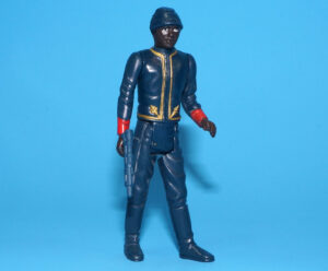 STAR WARS ESB BESPIN SECURITY GUARD (BLACK) HONG KONG UNITOY 100% COMPLETE & ORIGINAL C8+ 1981 KENNER READ