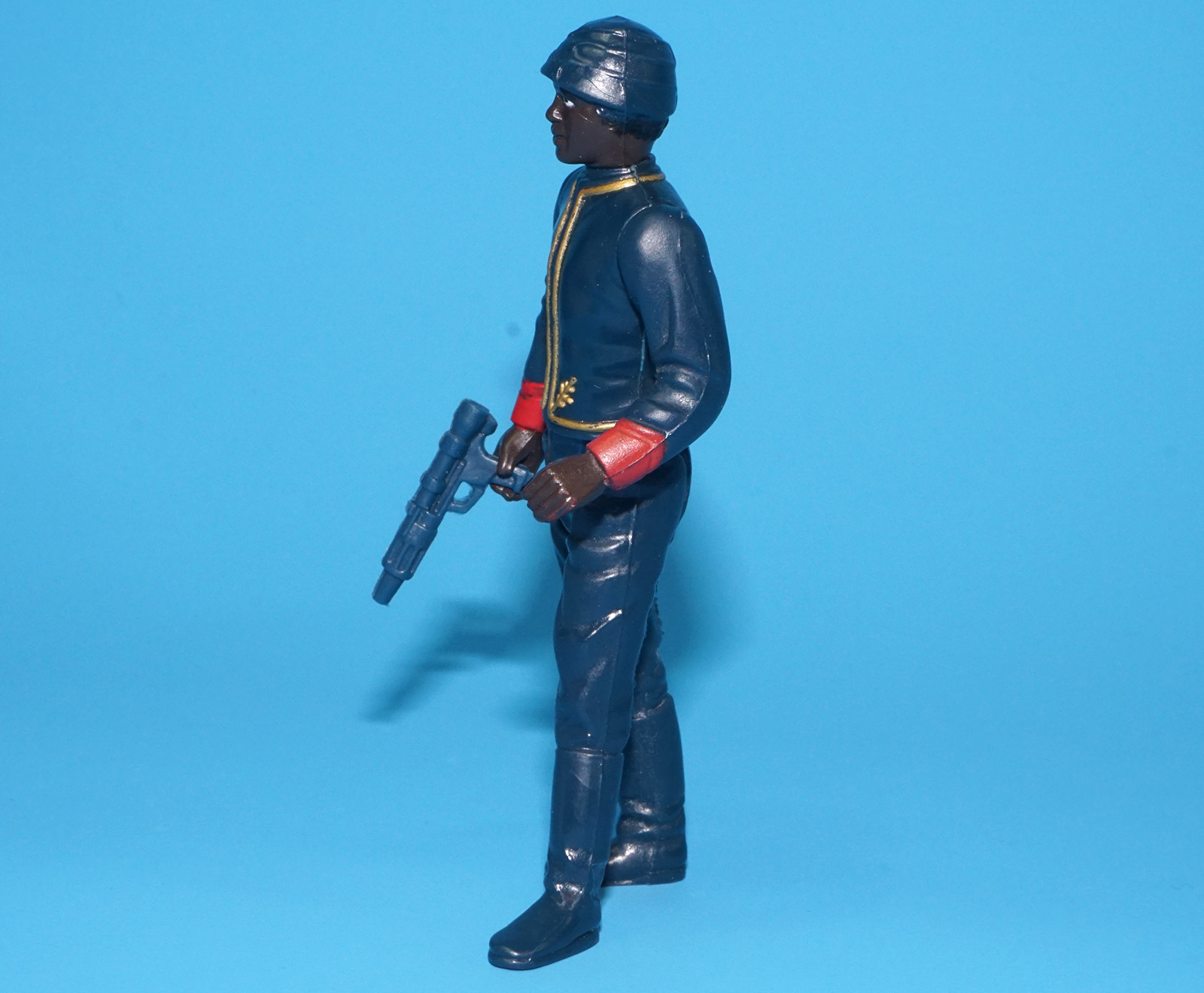 STAR WARS ESB BESPIN SECURITY GUARD (BLACK) HONG KONG UNITOY 100% COMPLETE & ORIGINAL C8+ 1981 KENNER READ - Image 3