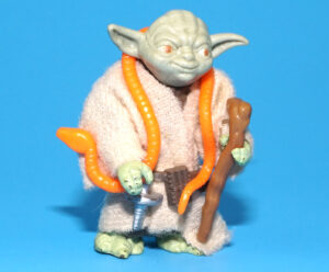 STAR WARS ESB YODA HONG KONG SMILE ORANGE SNAKE 100% COMPLETE & ORIGINAL C8+ 1980 KENNER