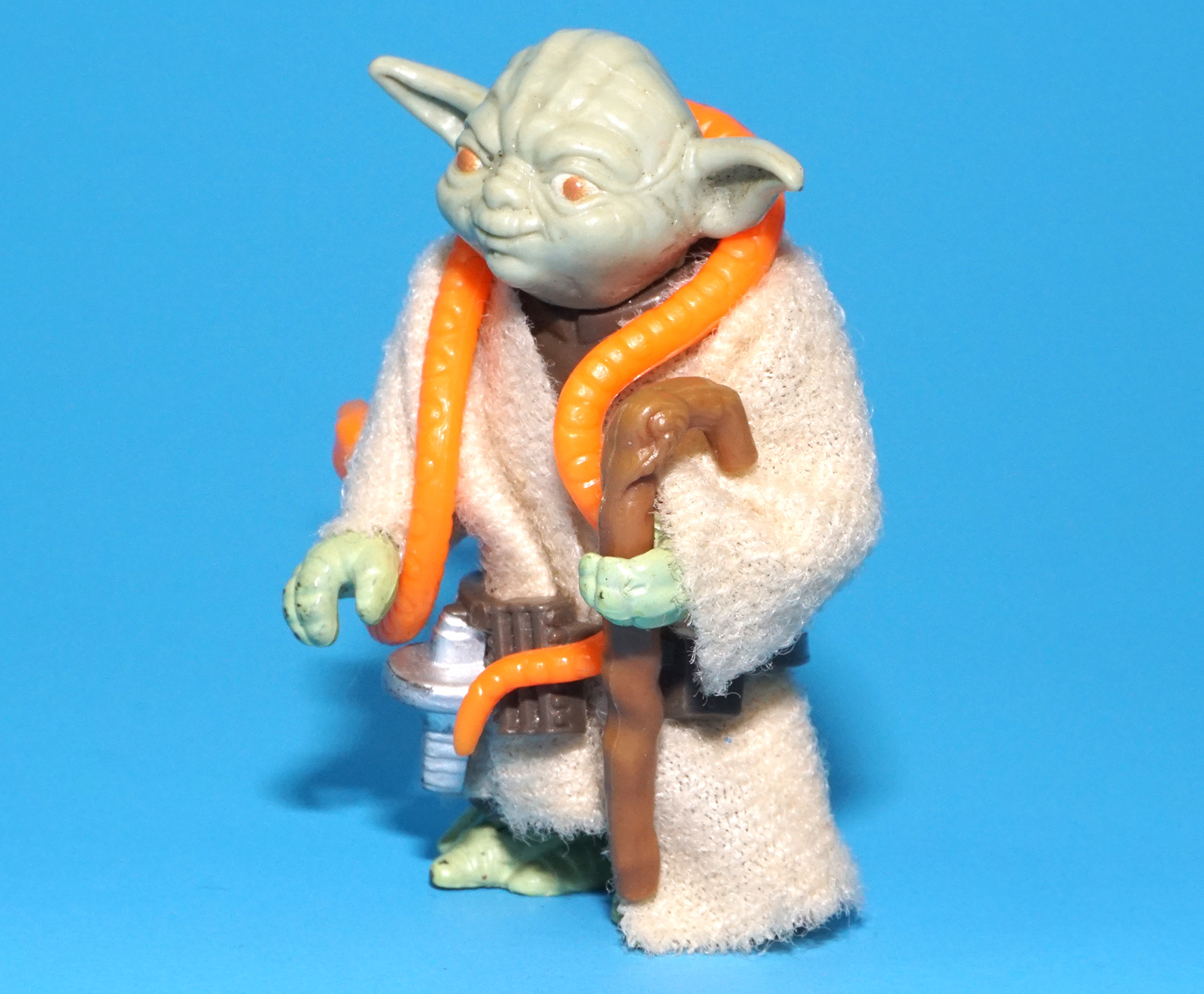 STAR WARS ESB YODA HONG KONG SMILE ORANGE SNAKE 100% COMPLETE & ORIGINAL C8+ 1980 KENNER - Image 3