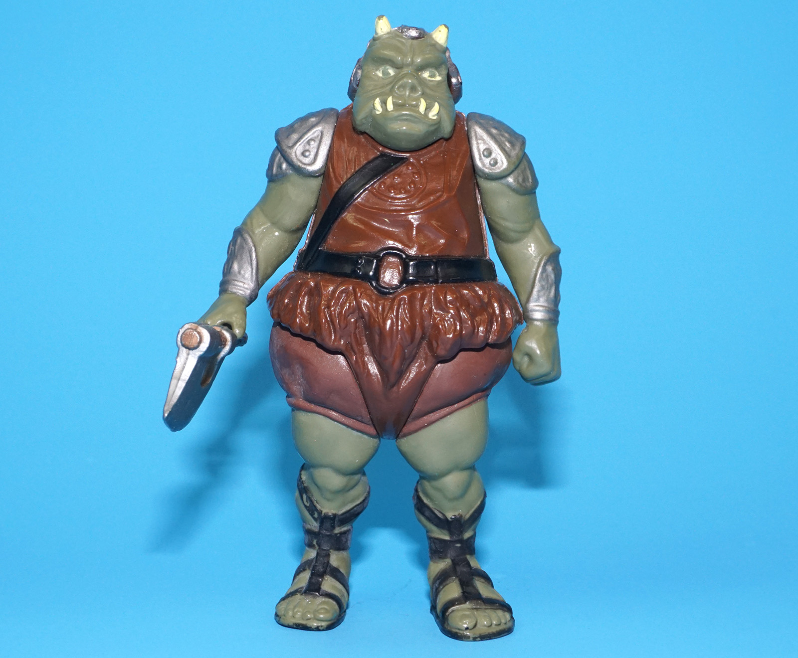 STAR WARS ROTJ GAMORREAN GUARD MACAU COO 100% COMPLETE & ORIGINAL C8+ 1983 KENNER