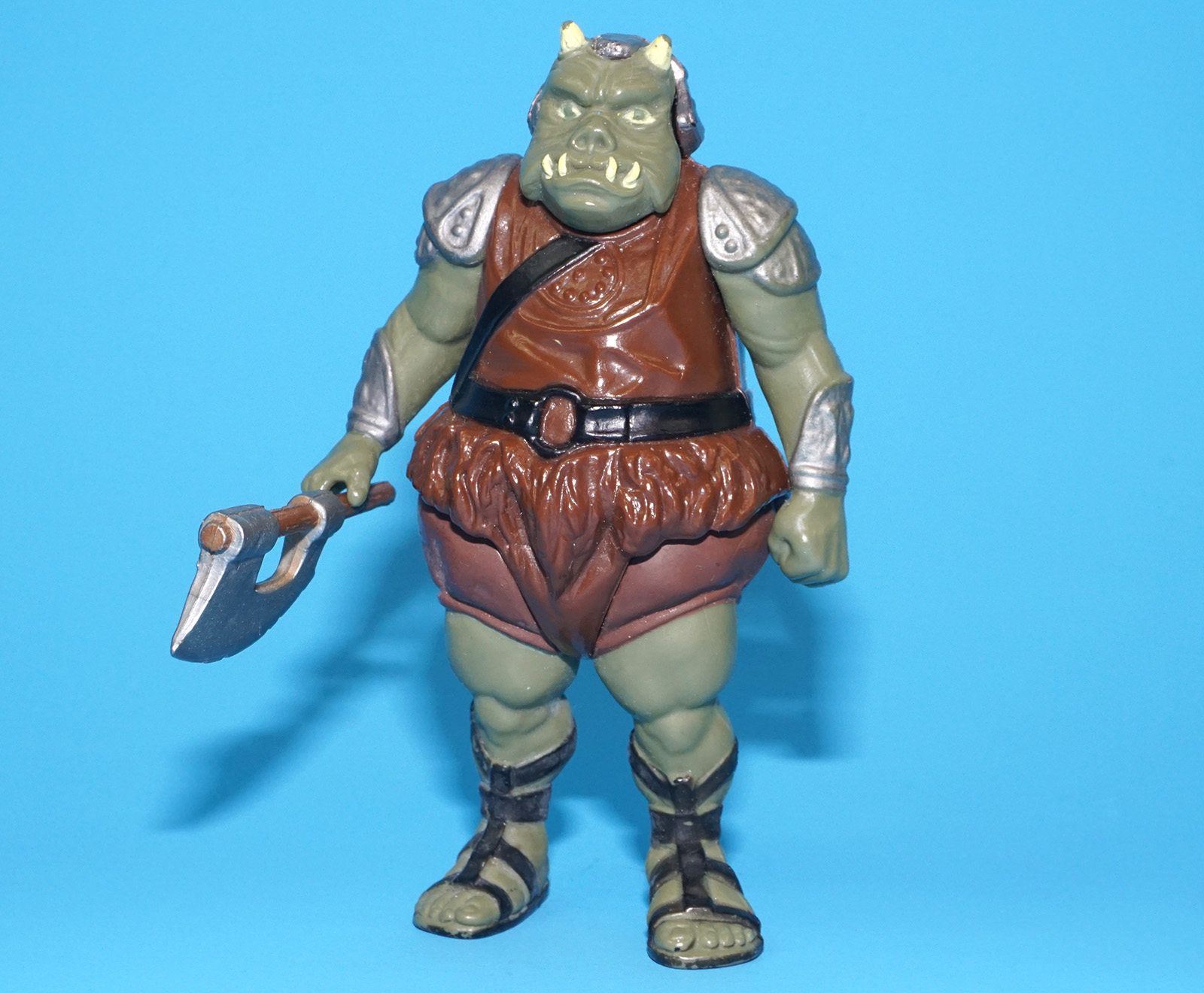 STAR WARS ROTJ GAMORREAN GUARD MACAU COO 100% COMPLETE & ORIGINAL C8+ 1983 KENNER - Image 2