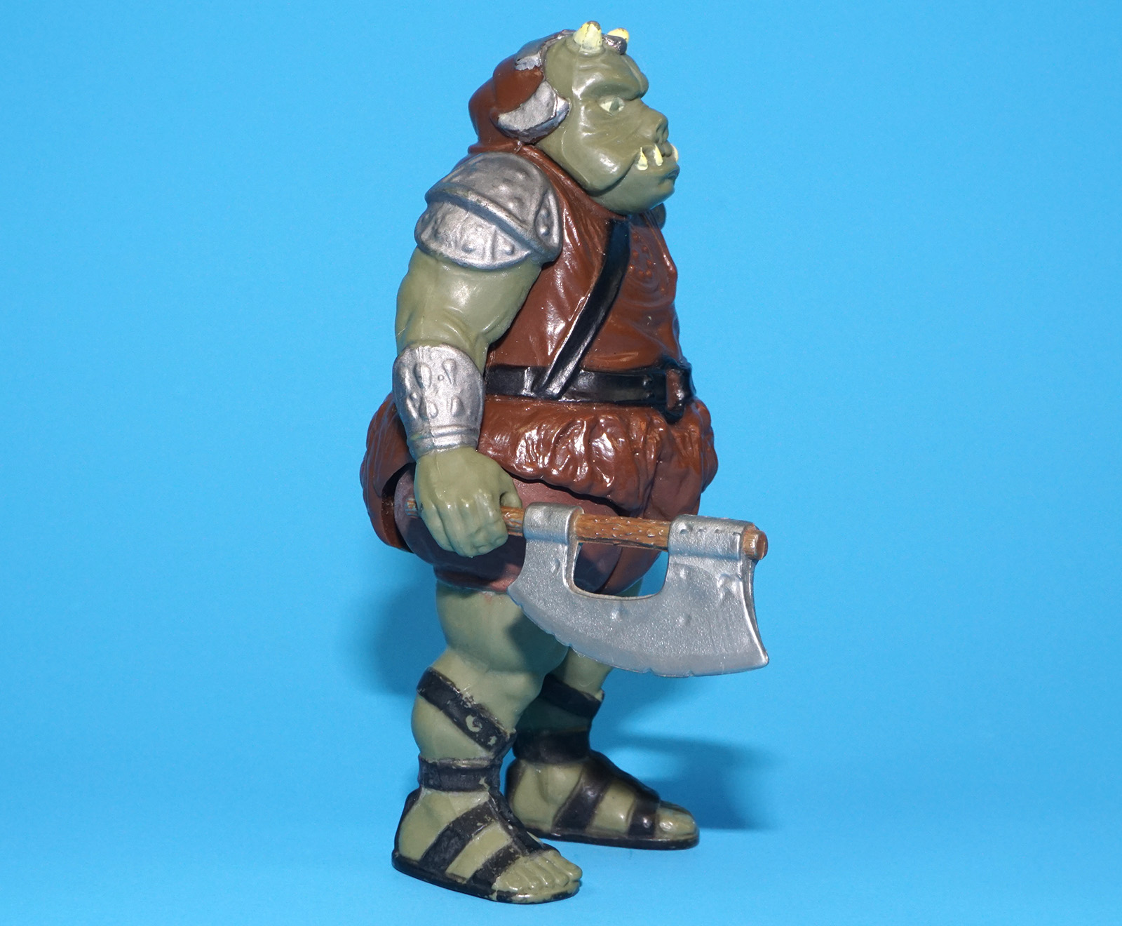 STAR WARS ROTJ GAMORREAN GUARD MACAU COO 100% COMPLETE & ORIGINAL C8+ 1983 KENNER - Image 3