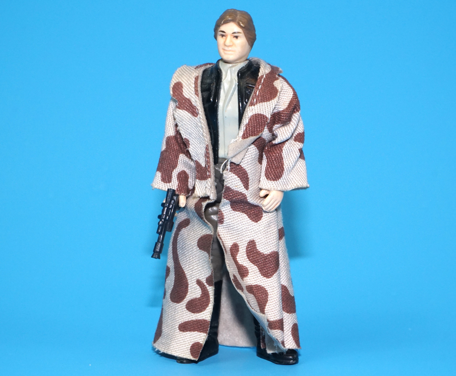 STAR WARS ROTJ HAN SOLO TRENCH COAT NO COO KADER 100% COMPLETE & ORIGINAL C9 1984 KENNER - Image 2