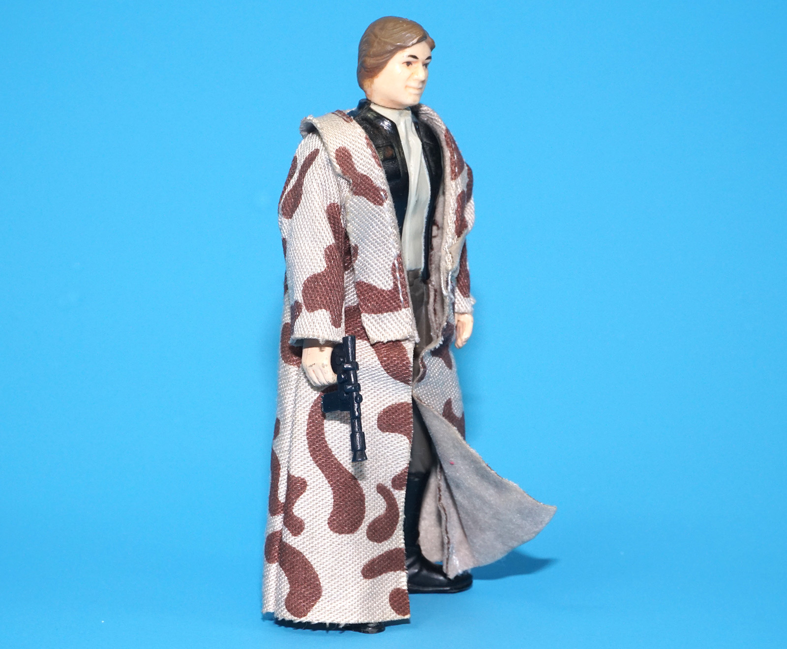 STAR WARS ROTJ HAN SOLO TRENCH COAT NO COO KADER 100% COMPLETE & ORIGINAL C9 1984 KENNER - Image 3
