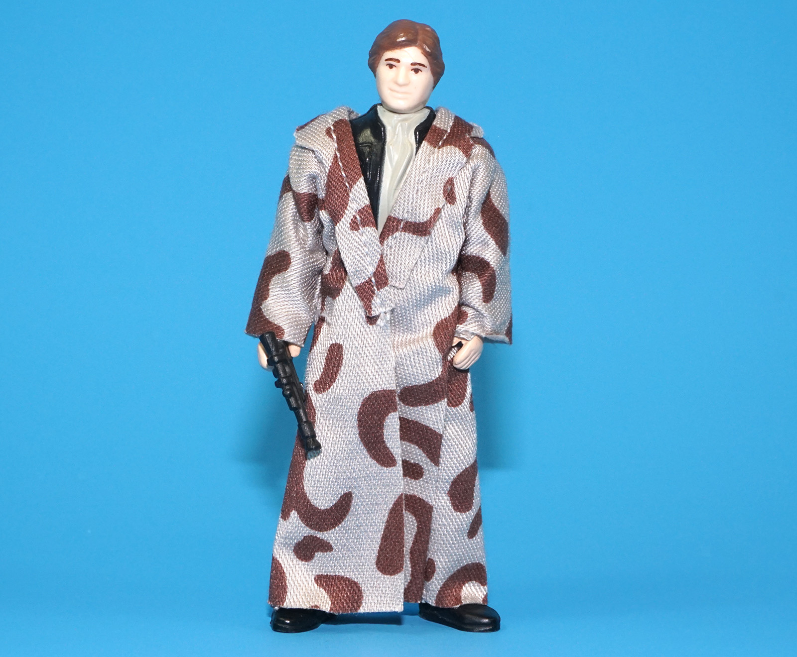 STAR WARS ROTJ HAN SOLO TRENCH COAT NO COO KADER 100% COMPLETE & ORIGINAL C8+ 1984 KENNER READ