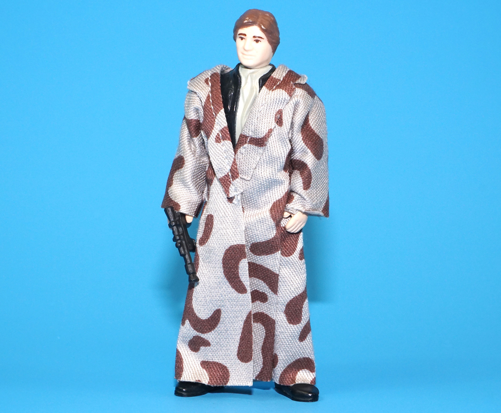 STAR WARS ROTJ HAN SOLO TRENCH COAT NO COO KADER 100% COMPLETE & ORIGINAL C8+ 1984 KENNER READ - Image 2